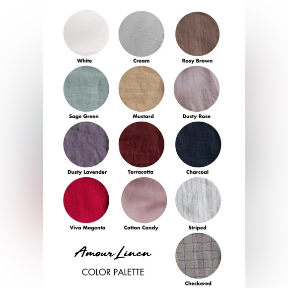 Amour Linen Bergen Mid-Length Linen Skirt - Picture 9 of 10